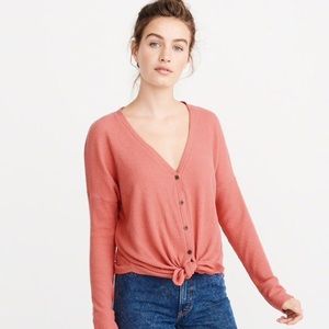 NWT Abercrombie&Fitch tie front top